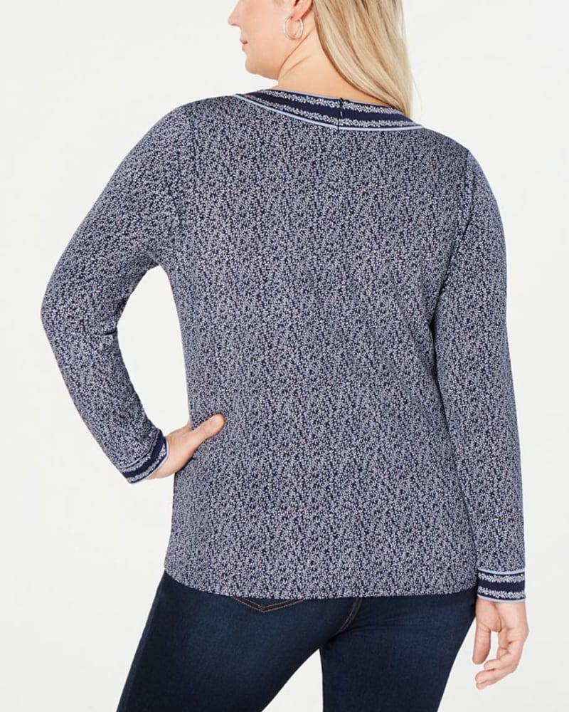 Michael kors t deals shirt womens navy
